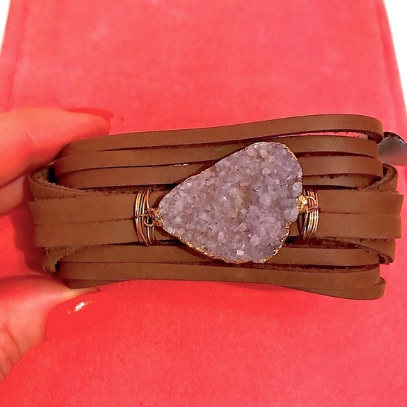 MGD Leather Cuff - Picture 2 of 6